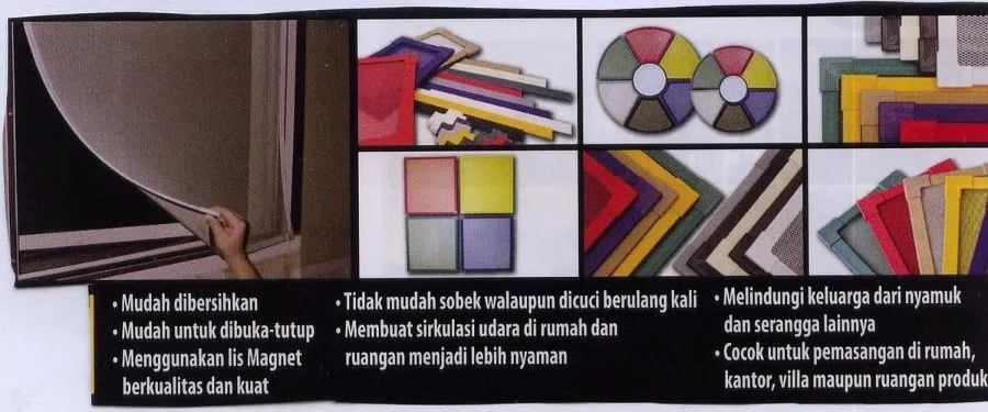 "Kawat Nyamuk" & Screen & Blinds — kawat nyamuk, screen, dan blinds aluminium, foto 2