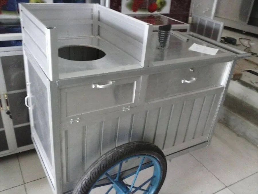 Gerobak — gerobak aluminium, foto 4