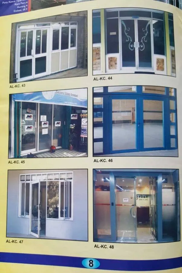 Pintu Kaca — pintu kaca aluminium, foto 24